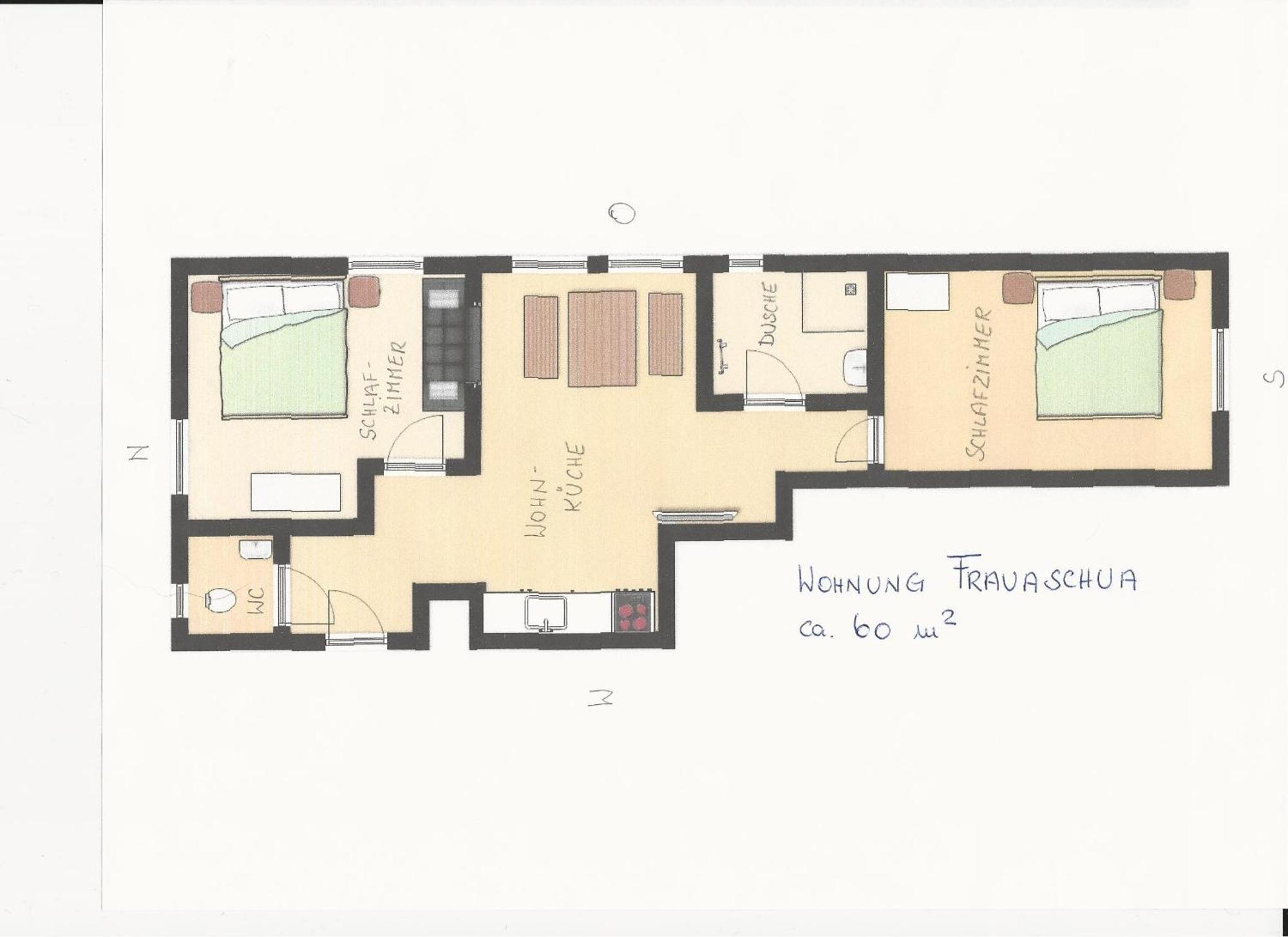 ワースHaus Gaudenzアパートメント 部屋 写真